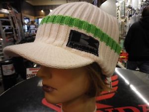 Kawasaki low brow knit cap white k008-4501-whns