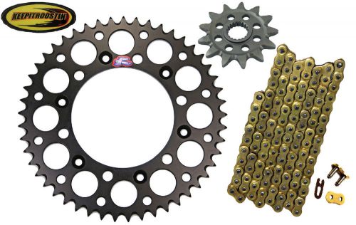 Oring chain and black sprocket 13 49 fits crf 250 2004 2005 2006 2007 2008