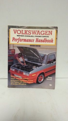 Volkswagen watercooled performance handbook manual gti rabbit golf jetta