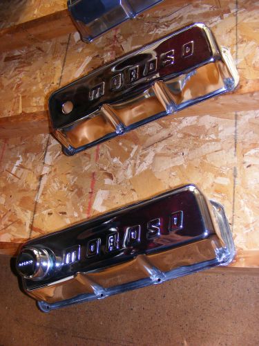 Rare- moroso 351c chrome valve covers 351 cleveland boss 302 mustang cleve 400