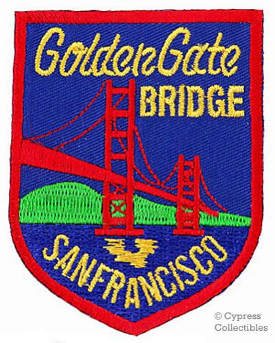 Golden gate bridge - california motorcycle biker iron-on patch applique souvenir