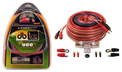 Db link xk8z 8 gauge car amplifier installation kit + rca cables