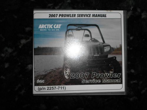 2007 arctic cat prowler xt atv service repair shop manual on cd oem factory