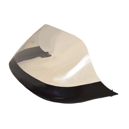 Custom black / gray tinted 30 1/4 inch plexiglass marine boat windshield