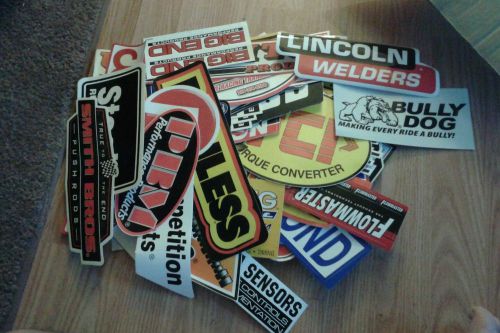 12 racing decals sticker set grab bag new tool box garage mancave race decal