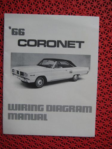1966 dodge coronet wiring diagram manual
