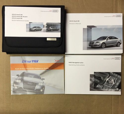 2010 audi a4 owner&#039;s manual with case
