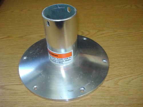 Boat seat pedestal mount~aluminum~6"tall