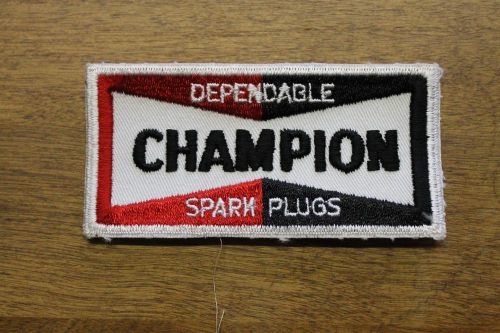 Champion spark plug hat jacket vest uniform sew on patch