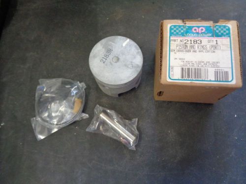 Piston and rings portside by aqua power 2183 replaces omc 502631 **new in box**