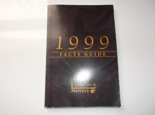 1999 lincoln mercury facts guide fingertip manual