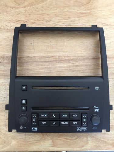 #1 07~09 factory cadillac escalade navigation faceplate frame + buttons board