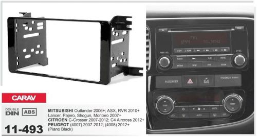 Carav 11-493 2din car radio dash kit panel mitsubishi outlander 06+; asx 10+