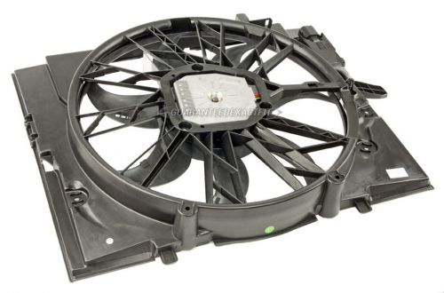 New genuine oem radiator or condenser cooling fan assembly fits bmw 5 &amp; 7 series