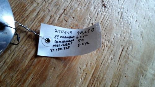 39 studebaker stainless hl bezel nos 270443