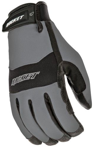 Joe rocket 2xl gun metal/black rx14 crew touch motorcycle gloves xxl