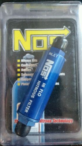 Nos 15552nos nitrous high pressure filter 6an - blue.