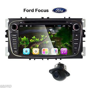 7" 2din car stereo dvd gps navi radio player for ford focus mondeo s-max galaxy