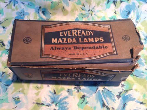 Vintage nos lot of 8 eveready mazda auto lamps - 2220 automotive light bulbs