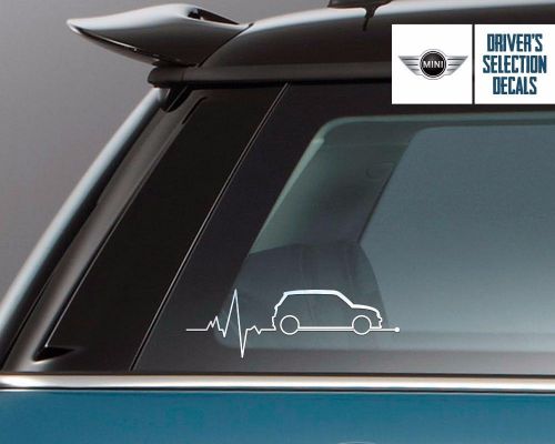 Mini is in my blood cooper s window sticker decals graphic 2