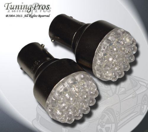 2pcs of 1156 led rear signal 19 amber light bulbs one pair 7507 5007 1156a