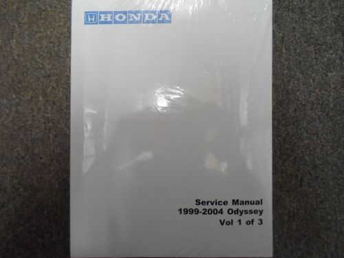 1999 2004 honda odyssey van service shop repair manual new oem books 2nd edition