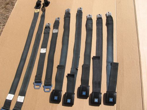 68 69 70 71 72 chevelle camaro 442 cutlass gto lemans black seat belts seatbelts