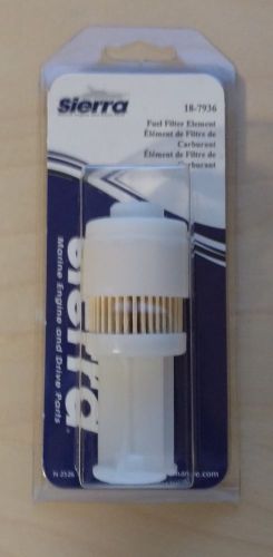 Sierra 18-7936 outboard fuel filter element, mercury, suzuki, yamaha