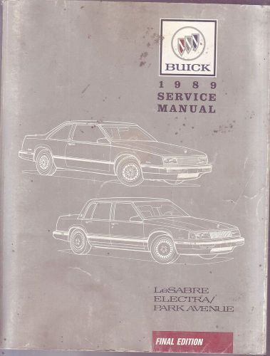 1989 buick lesabre electra park avenue shop service manual