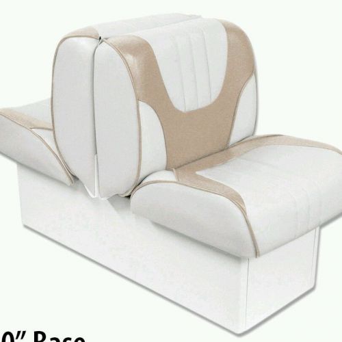 Wise lounge seats, white/sand (pair)