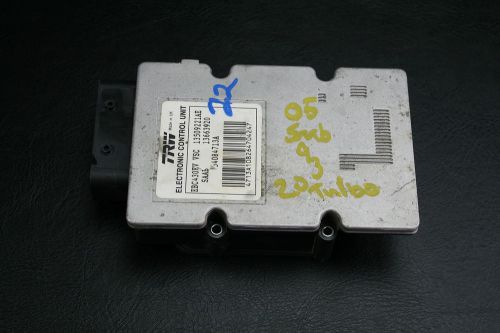 03-05 saab 9-3 9 3 abs module anti-lock brake controller 13509221ae 13663920 oem