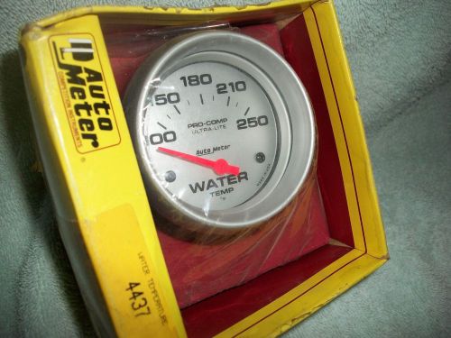 Autometer 4437 electric water temperature 100-250 2-5/8 imca guage pro comp lite