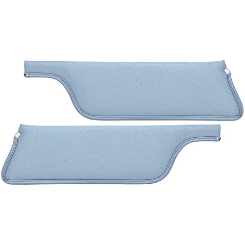Mustang sun visor light blue pair coupe/fastback 1967-1968