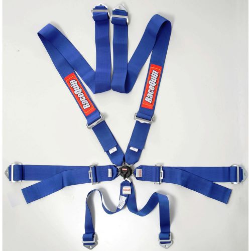 Racequip 751021 racing harness fia camlock 6pt harness blue