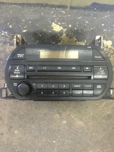 03 06 nissan altima  am fm radio cd  player
