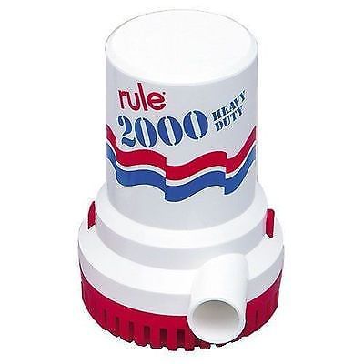 New in box 24v rule 2000 gph bilge pump model 12