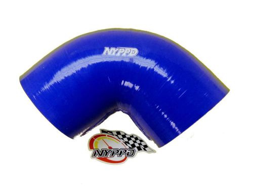 Nyppd 3&#034; inch/76 mm 90&#039; degree silicone hose joiner connector turbo/intake pipe