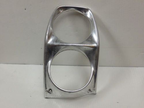 66 fairlane, gt, gta, used, right side headlamp door bezel,