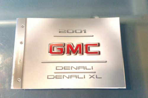2001 gmc denali owners manual