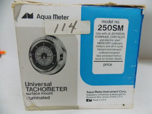 Vintage aqua meter marine tachometer  new in box