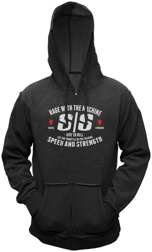 Speed &amp; strength men's rage with the machine pullover hoody sweatshirt 2x-large