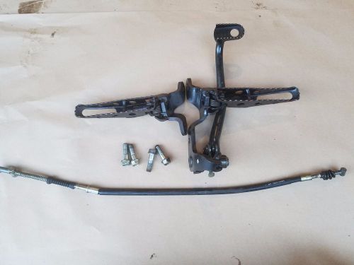 1985 atc250sx honda oem foot pegs set brake pedal lever cable 85 86 87 250sx atc