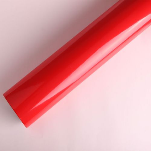Air release bubble free 20&#034;x60&#034; gloss red glossy vinyl car wrap sticker decal