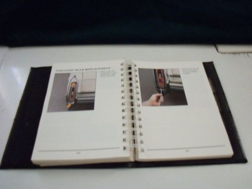 1992 cadillac brougham owners manual with black portfolio case