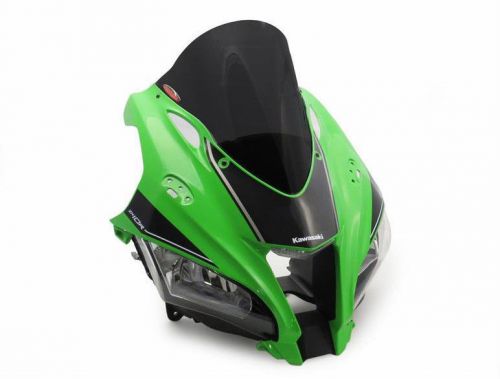 Kawasaki ninja zx10r 2016 airflow windshield shield dark - made in england (pb)