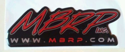 Mbrp racing emblem decals stickers diesel drags moto offroad dirt nhrda bitd