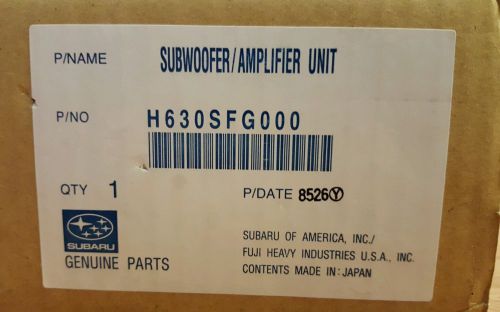 Subaru h630sfg000 subwoofer/amplifier