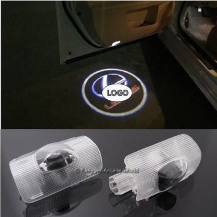 2x  led car door courtesy ghost shadow lights for lexus is es ls rx lx es300h