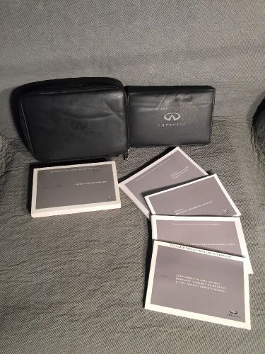 2007 infiniti g35 owner&#039;s manual with navigation book, reference guides and case