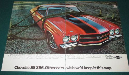 1970 chevelle ss 396 advertisement - original gm ad